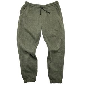 Weatherproof Vintage Mens Pants Large Green Jogger Sweatpants Fleece Lined